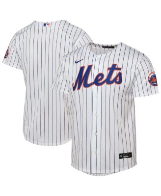 Big Boys and Girls White New York Mets Home Stadium Jersey