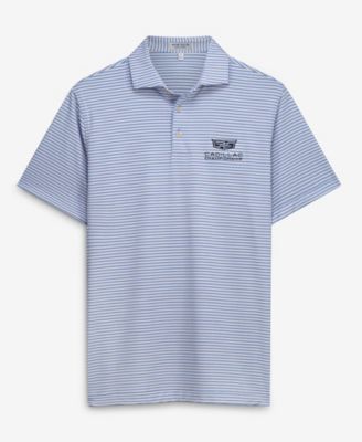 Men's Blue Cadillac Championship Owens Performance Jersey Polo Shirt