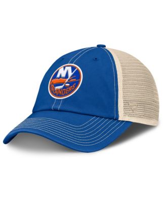 Men's Royal/Natural New York Islanders Rival Trucker Adjustable Hat