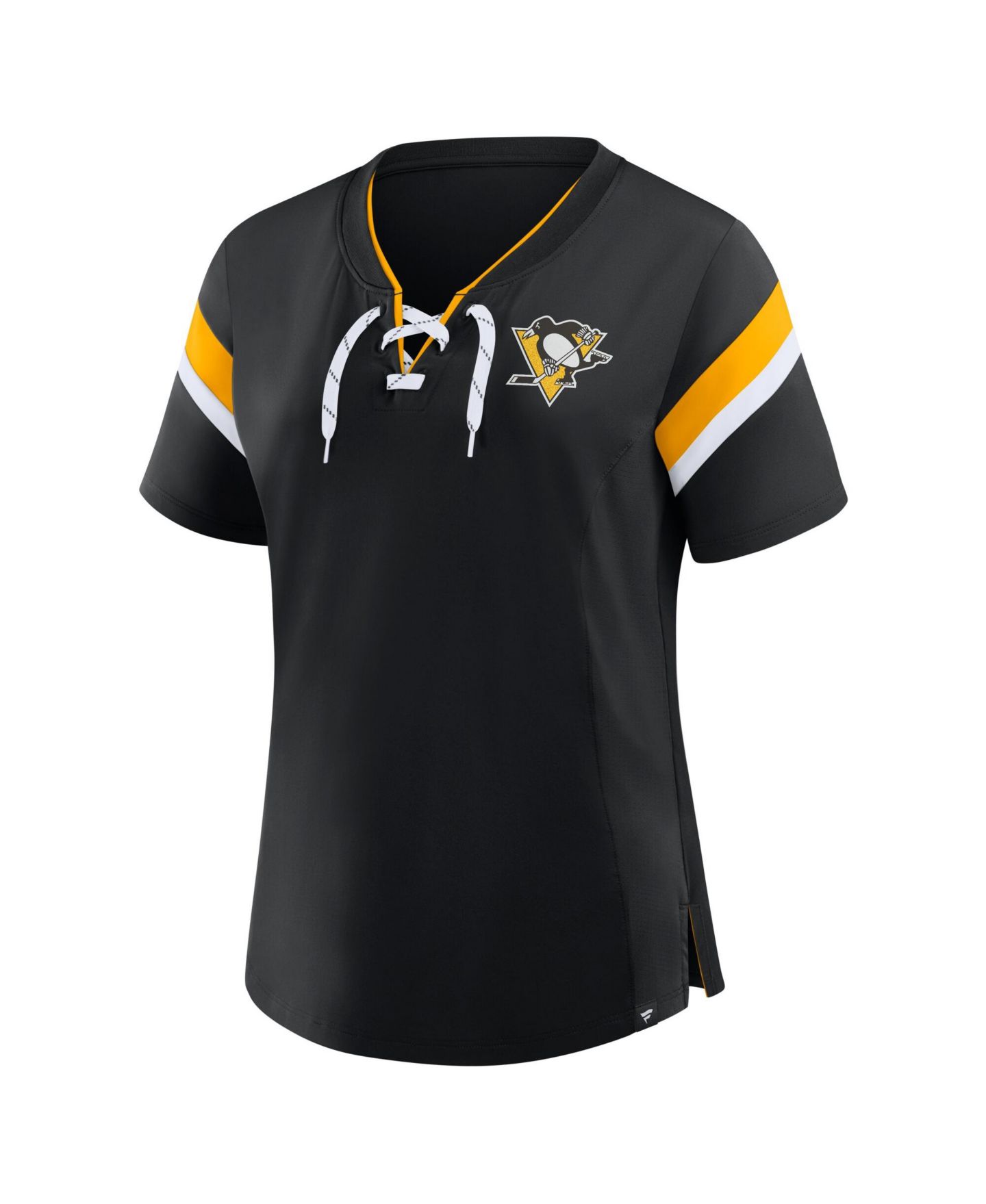 Женская футболка Fanatics Black Pittsburgh Penguins Offside Athena — фото 2