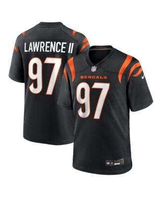 Men's Dexter Lawrence II Black Cincinnati Bengals Game Jersey