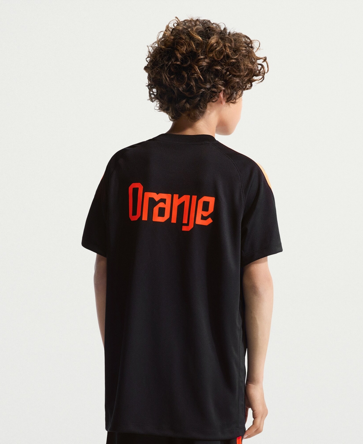 Nike Big Boys and Girls Black Netherlands National Team 2026 Strike Dri-fit T-Shirt