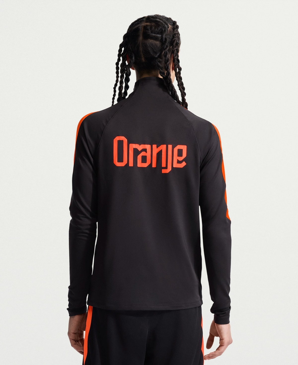 Nike Men's Black Netherlands National Team 2026 Strike Dri-fit Quarter-Zip Drill Sweatshirt
