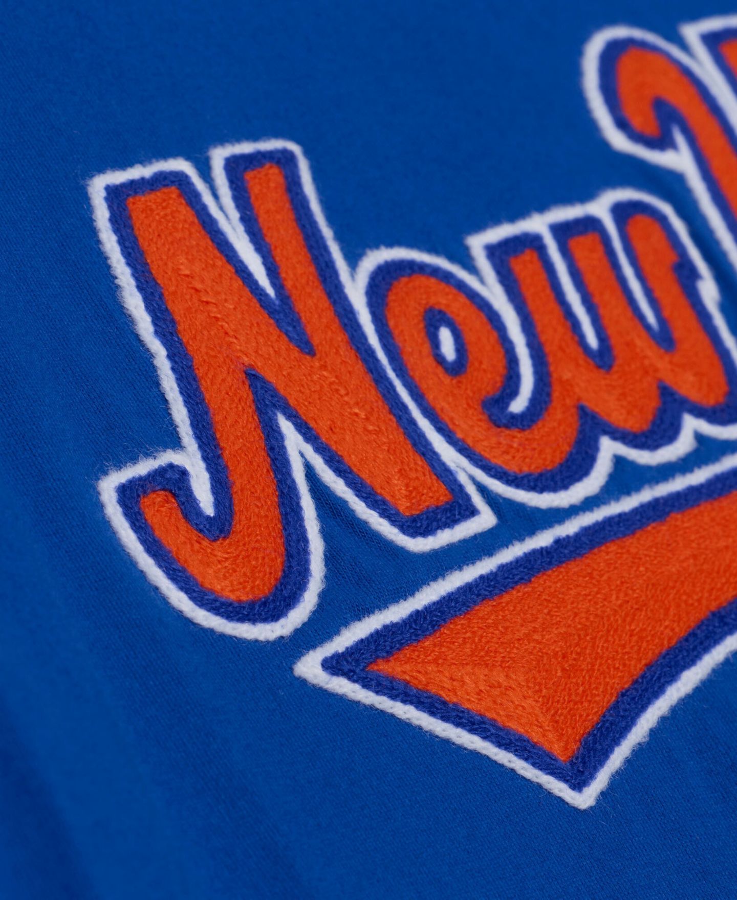 Мужская футболка Mitchell & Ness Royal New York Mets Wild Pitch Ringer — фото 5