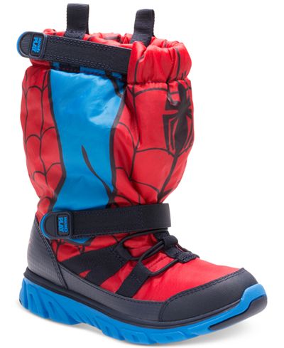 Stride Rite Little Boys' or Toddler Boys' Made2Play Spider-Man Sneaker Boots