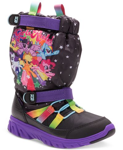 Stride Rite Little Girls' or Toddler Girls' Made2Play My Little Pony Sneaker Boots