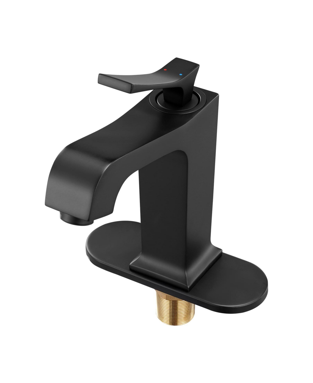Phying Single Handle Sink Faucet, Kitchen Water Faucets with Push-Button Drain, Suitable for Bathroom
