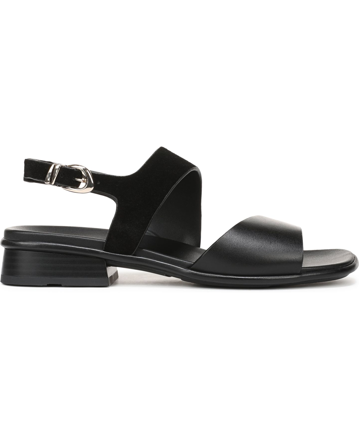 Женские сандалии Naturalizer Brie Slingback, цвет: Чёрный кожаный / Замшевый — фото 2