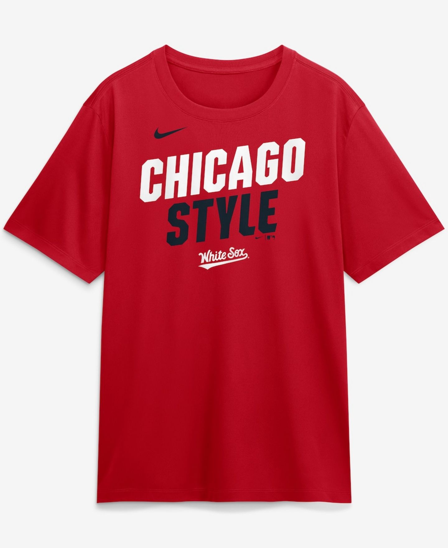 Мужская футболка Nike Red Chicago White Sox 2026 City Connect Team Phrase Script Dri-FIT — фото 2