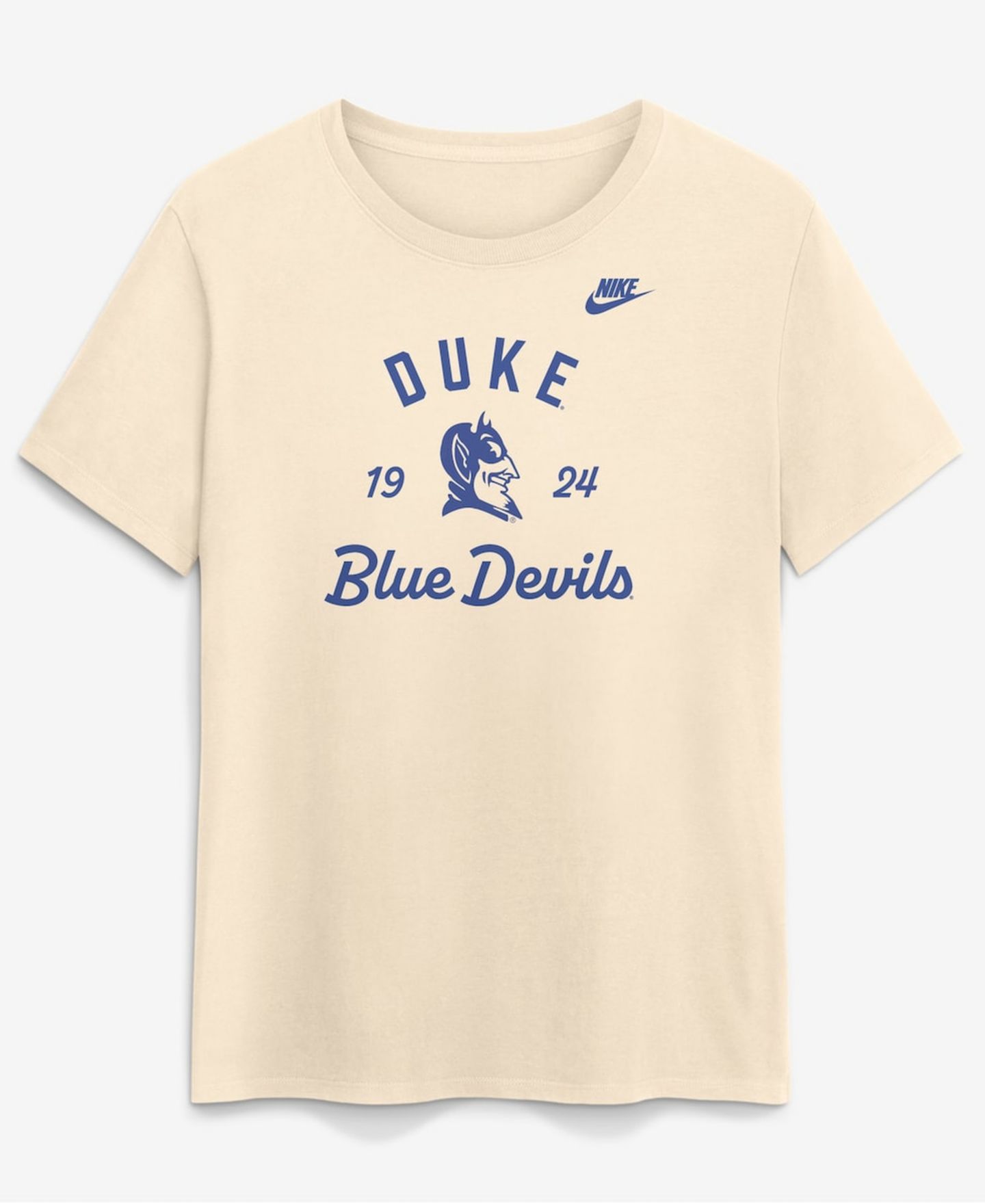 Женская футболка Nike Natural Duke Blue Devils Legacy Team Name — фото 2