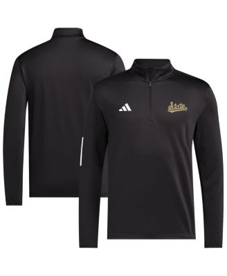 Men's Black Mississippi State Bulldogs Half-Zip Golf Jacket