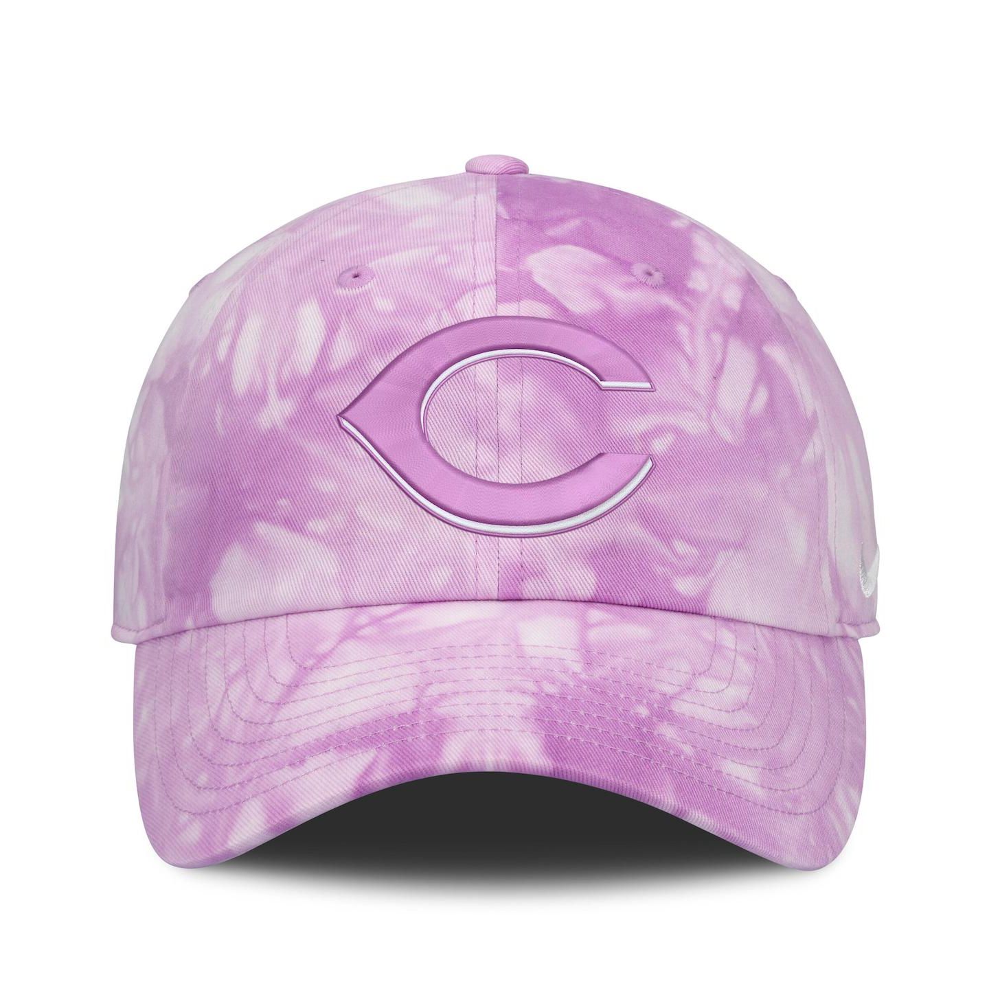 Женская кепка Nike Light Pink Cincinnati Reds Mother’s Day Club Adjustable Hat — фото 2