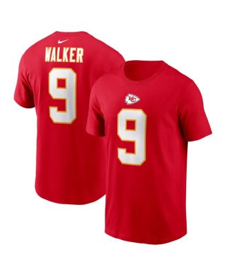 Men's Kenneth Walker III Red Kansas City Chiefs Name & Number T-Shirt