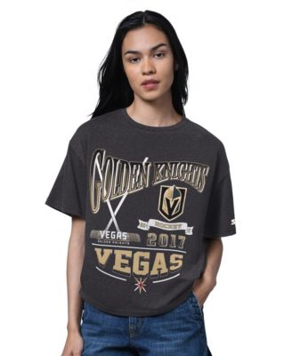Women's Heather Black Vegas Golden Knights Oversized Hall of Fame T-Shirt