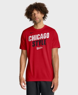 Men's Red Chicago White Sox 2026 City Connect Team Phrase Script Dri-FIT T-Shirt