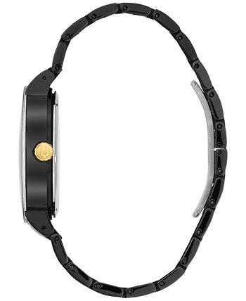 Bulova - Men's Dress Two-Tone Stainless Steel Bracelet Watch 45mm 98C124