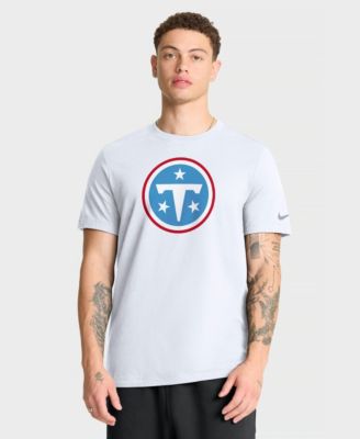 Men's White Tennessee Titans Essential Logo T-Shirt