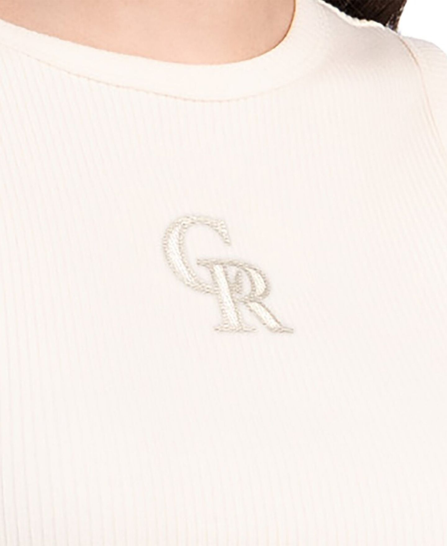 Женский топ Starter Cream Colorado Rockies Pastels Ribbed — фото 3