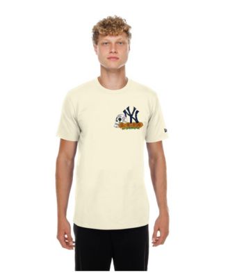 Men's Natural New York Yankees Dia de los Muertos Sugar Skull T-Shirt