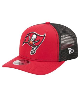 Men's Red Tampa Bay Buccaneers 9SEVENTY Trucker Adjustable Hat