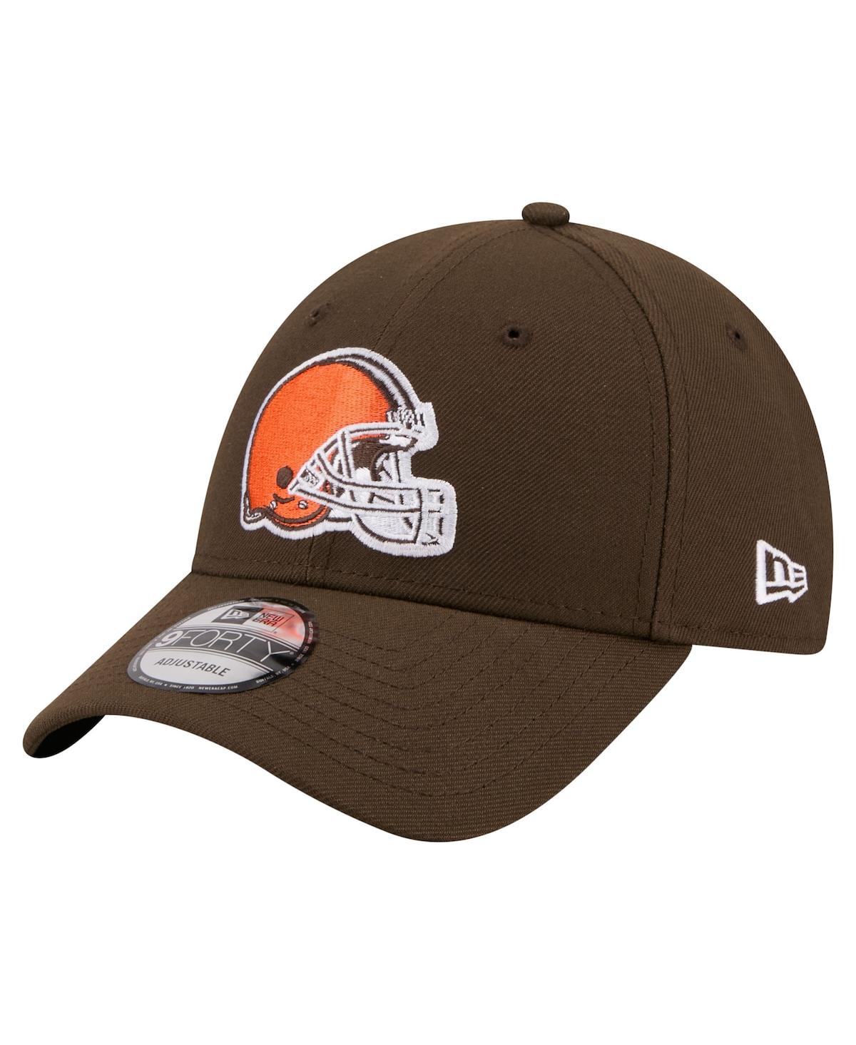 New Era Men's Brown Cleveland Browns Core Team 9FORTY Adjustable Hat - Brown