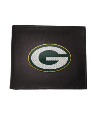Green Bay Packers Synthetic Leather Embroidered Bifold Wallet
