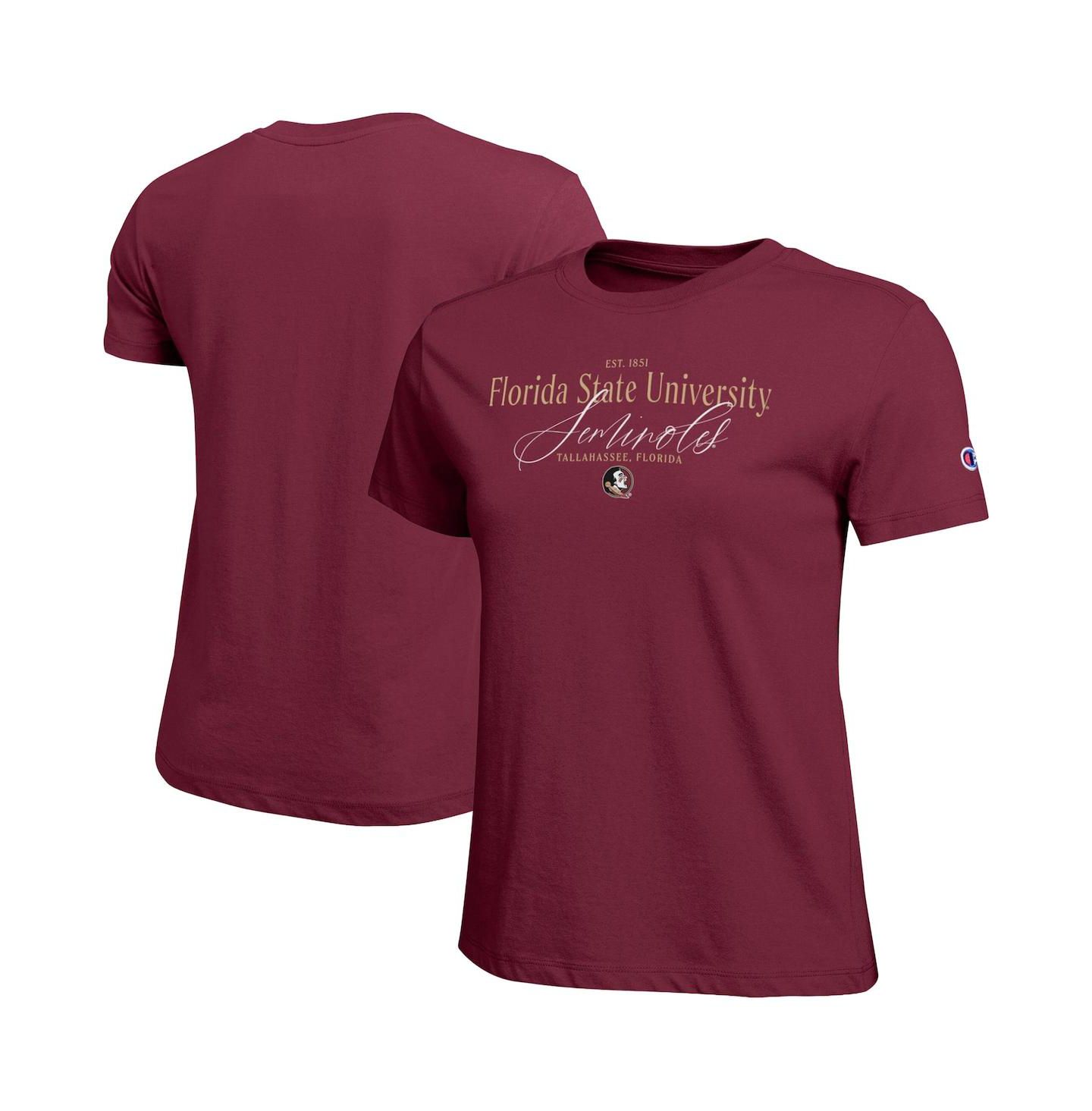 Женская футболка Champion Garnet Florida State Seminoles Lifestyle — фото 1