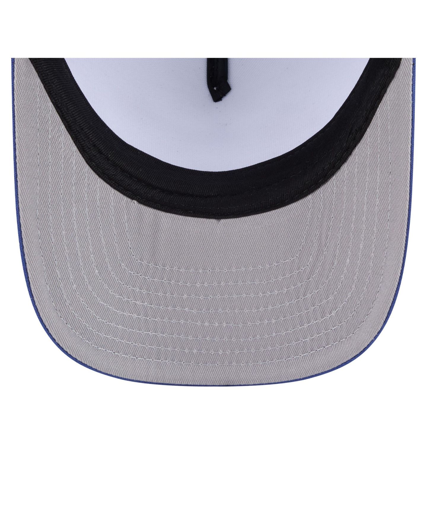 Мужская кепка New Era White/Royal Los Angeles Dodgers Foodie A-Frame 9FIFTY Trucker Snapback Hat — фото 2