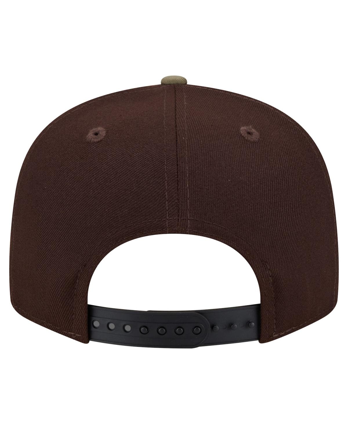 New Era Men's Dark Brown Cleveland Browns Burnt Wood Camo 9FIFTY Snapback Hat
