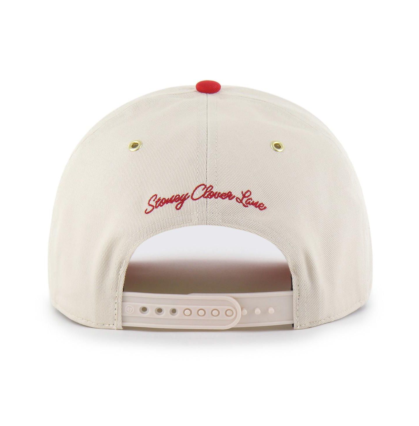 Мужская кепка '47 Brand x Natural/Red Philadelphia Phillies Glitter Rope Hitch Adjustable Hat — фото 2