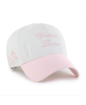 Women's White Detroit Lions Gelato Two-Tone Clean Up Adjustable Hat