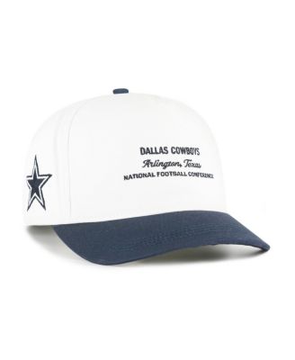 Men's White/Navy Dallas Cowboys Contemporary Two-Tone Hitch Adjustable Hat