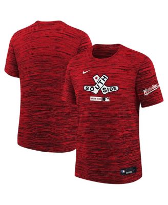 Big Boys and Girls Red Chicago White Sox City Connect Authentic Collection Velocity Dri-FIT T-Shirt