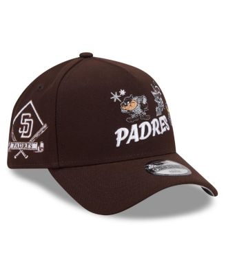 Big Boys and Girls Brown San Diego Padres Looney Tunes A-Frame 9FORTY Adjustable Hat