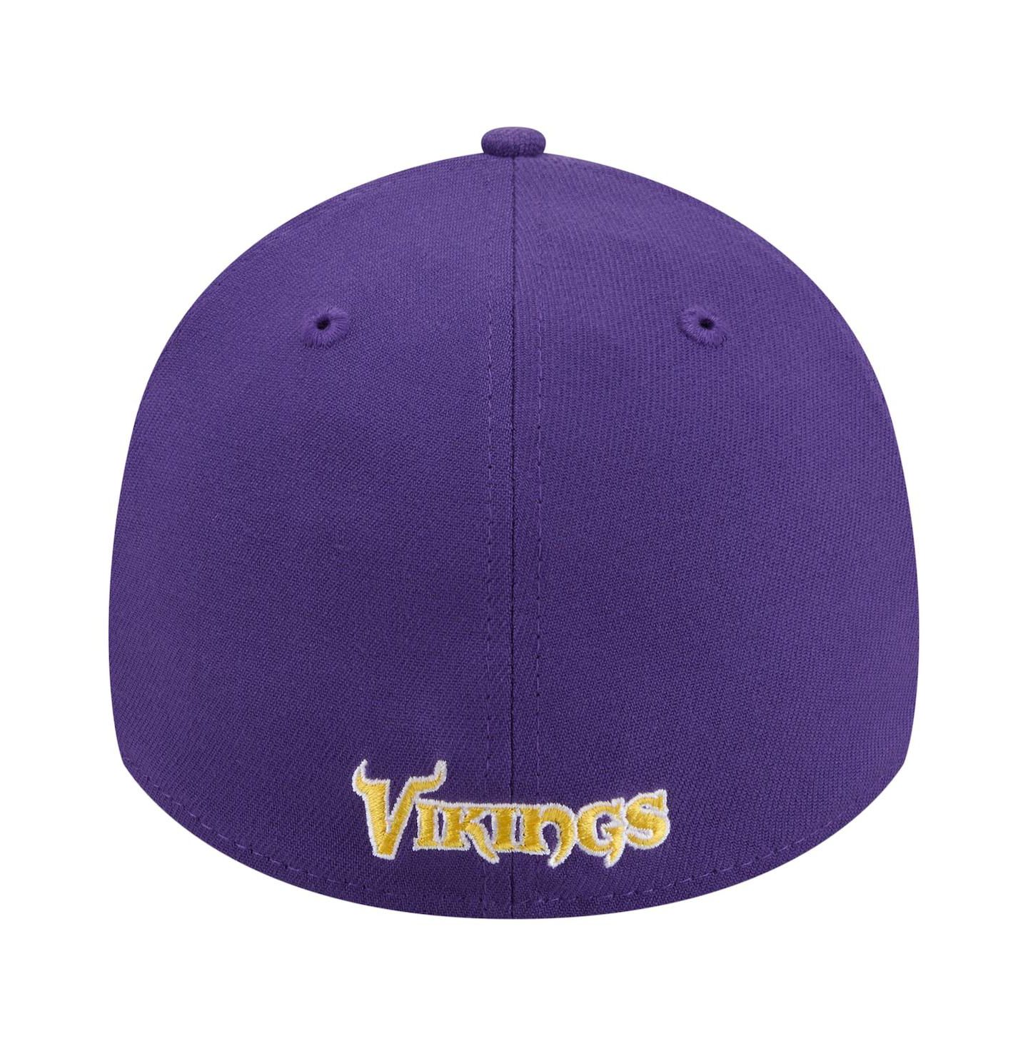 Мужская кепка New Era Purple Minnesota Vikings Core Team 39THIRTY Flex Hat — фото 2