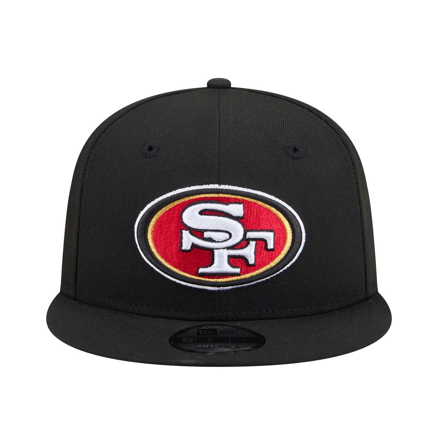 Мужская кепка New Era Black San Francisco 49ers 9FIFTY Snapback Hat — фото 4