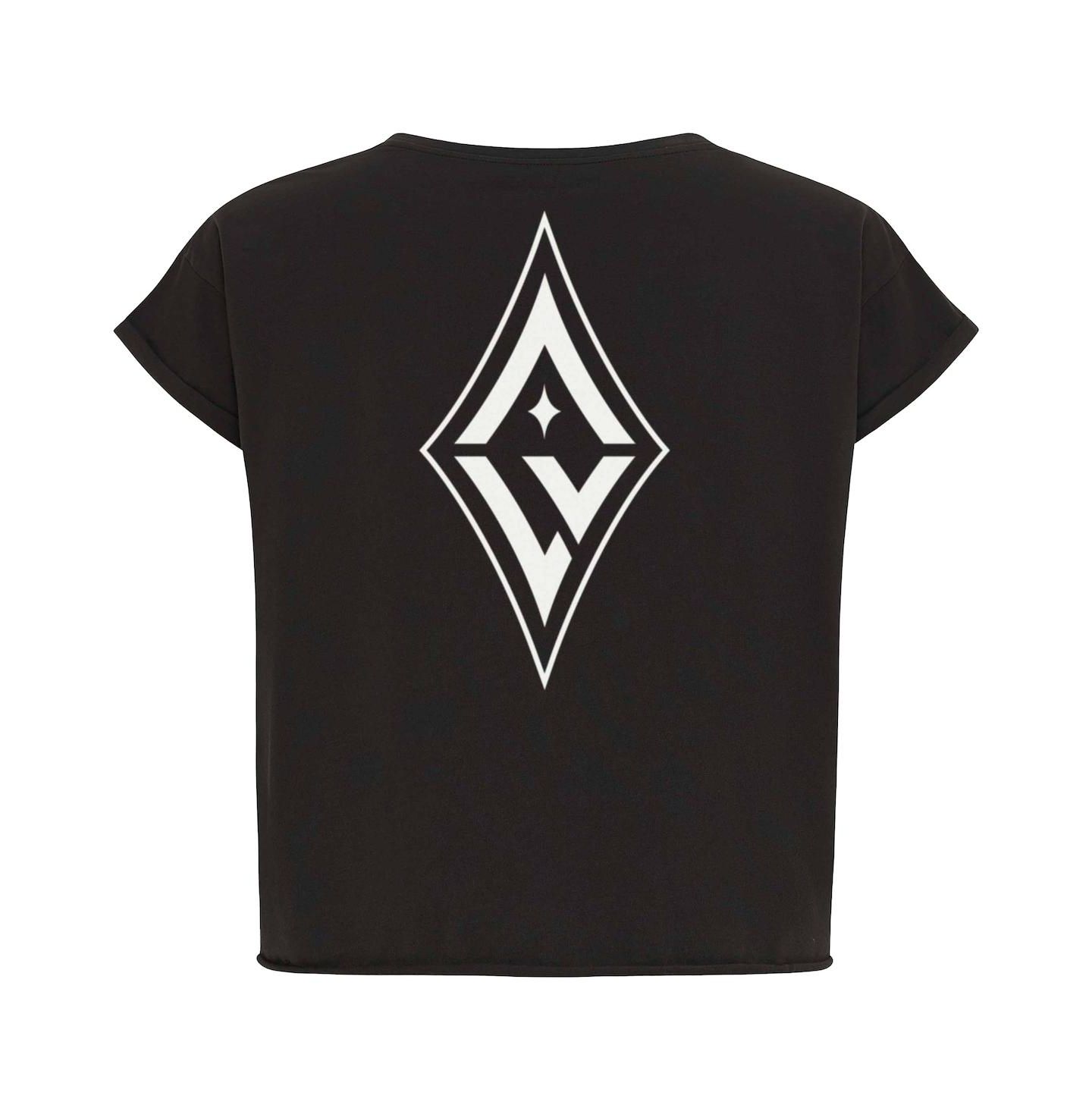 Женская футболка Sportiqe Anthracite Las Vegas Aces Athletic Club Collection Alana — фото 2