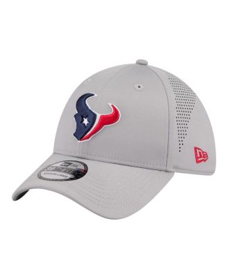 Men's Gray Houston Texans Perforated 39THIRTY Flex Hat
