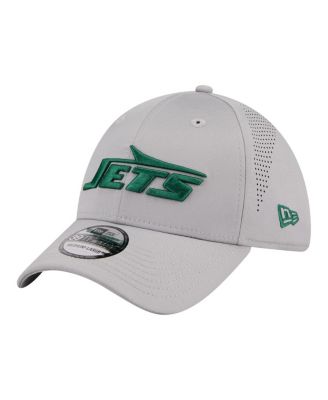Men's Gray New York Jets Perforated 39THIRTY Flex Hat