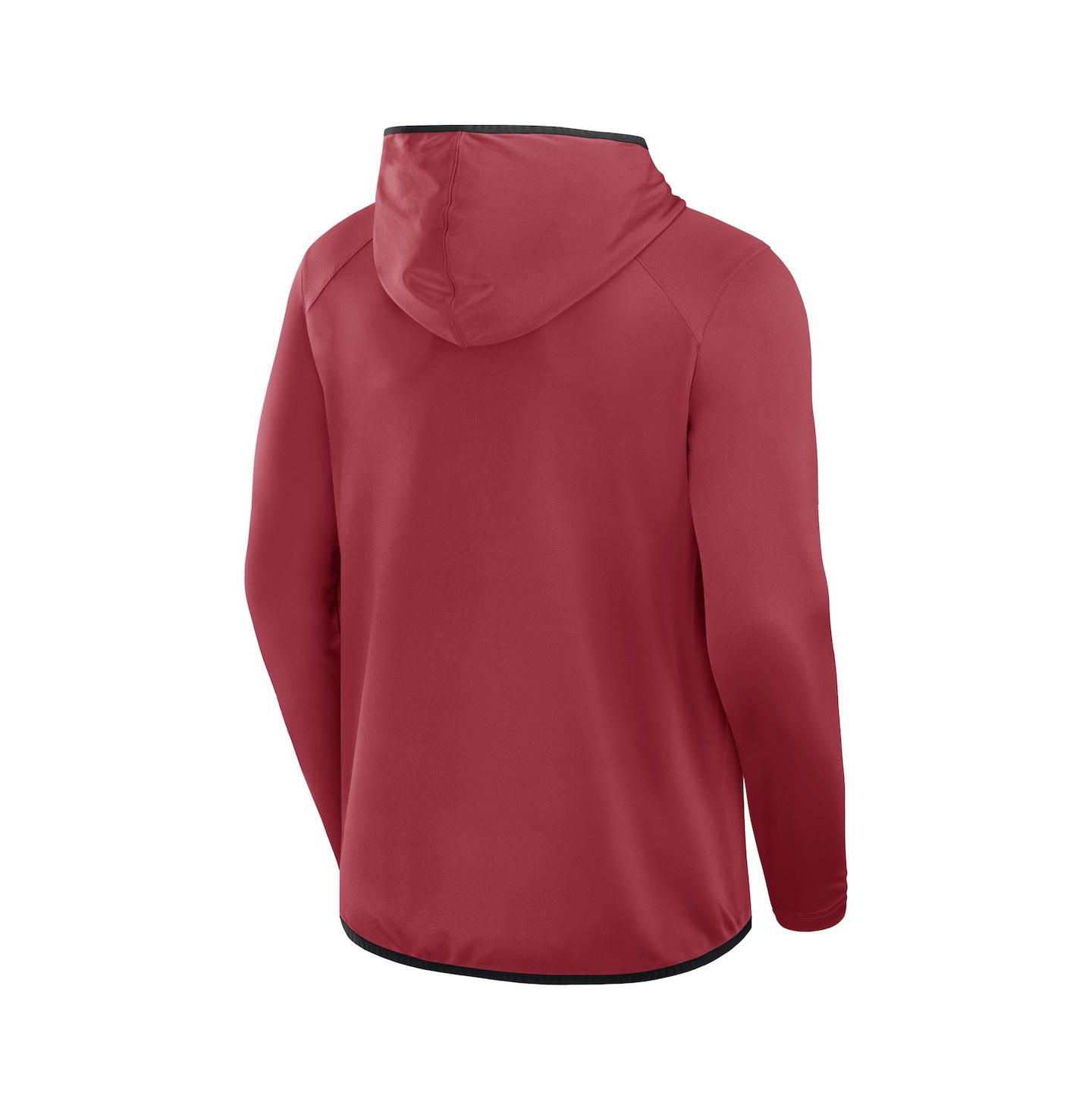 Мужское худи Fanatics Cardinal Arizona Cardinals Transitional Defender Long Sleeve T-Shirt — фото 2