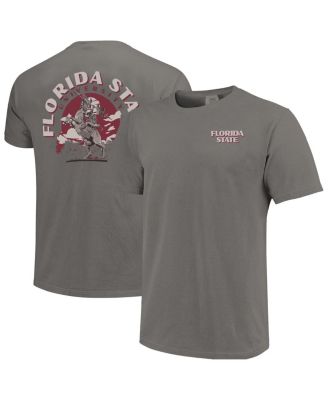 Men's Gray Florida State Seminoles Comfort Colors Team Statue T-Shirt