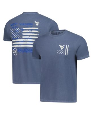 Men's Navy West Virginia Mountaineers Comfort Colors OHT Camo Overlay T-Shirt