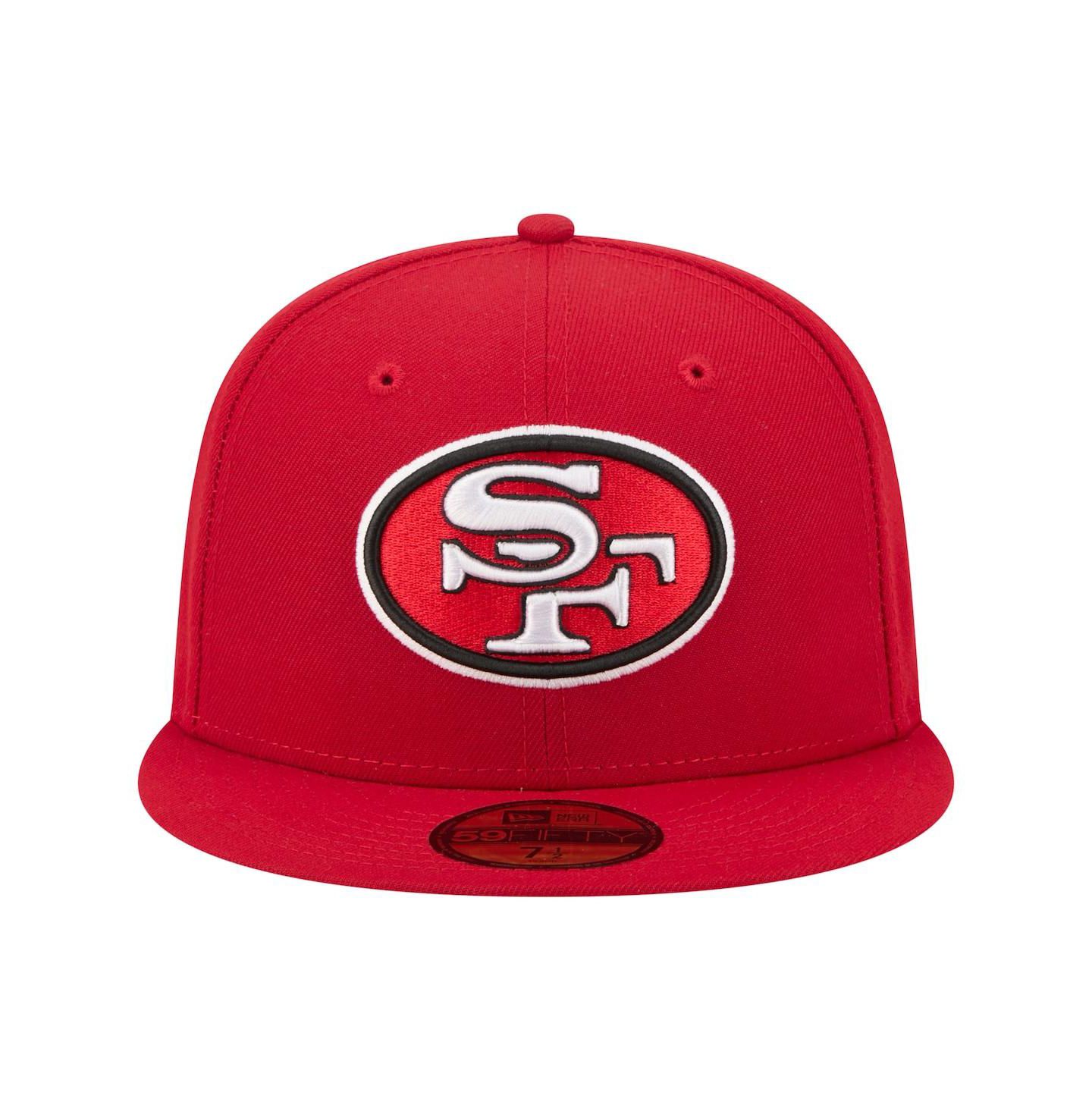 Мужская кепка New Era Scarlet San Francisco 49ers 59FIFTY Fitted Hat — фото 4