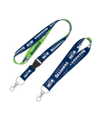 Seattle Seahawks 2-Pack Lanyard with Detachable Buckle Key Strap Set
