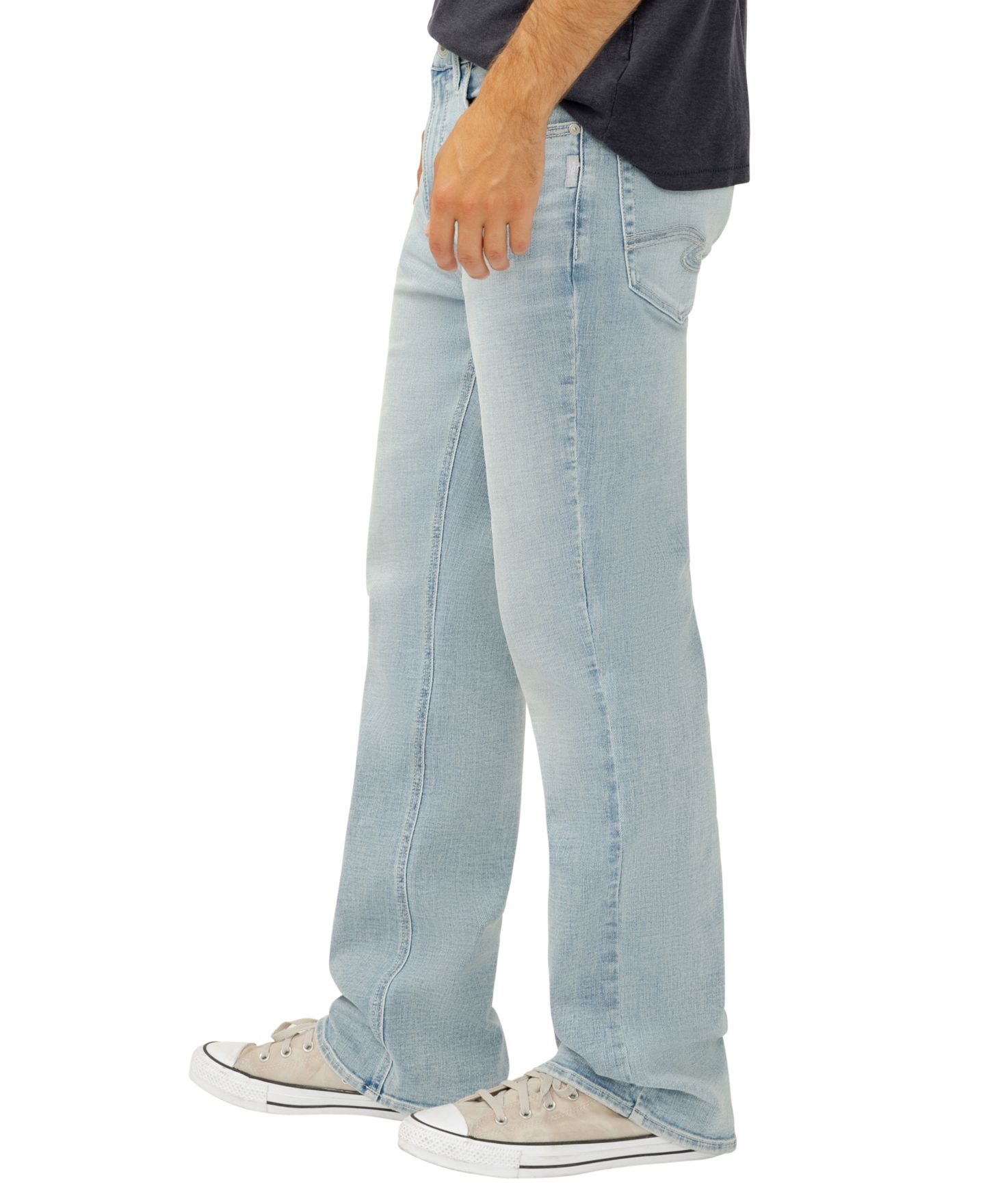 Мужские джинсы Silver Jeans Co. Craig Straight-Fit Bootcut, цвет: Boca — фото 2