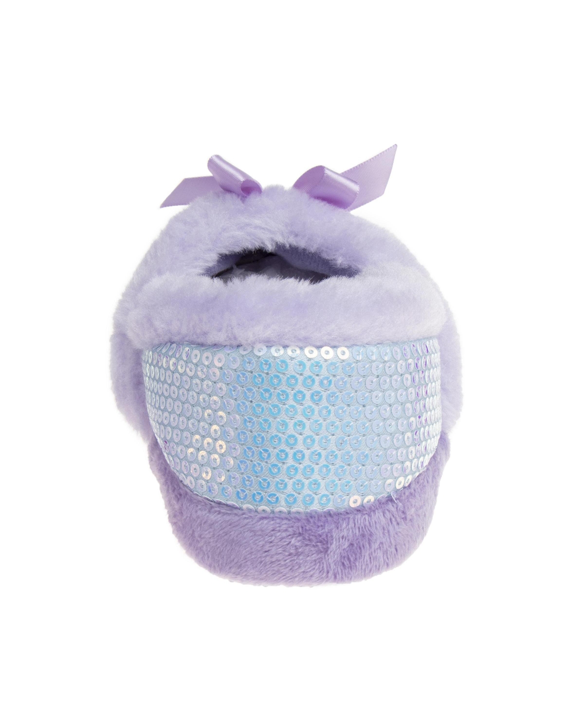 Disney Toddler Frozen Anna and Elsa Slippers Dual Warm Plush Lining Cozy Indoor Use