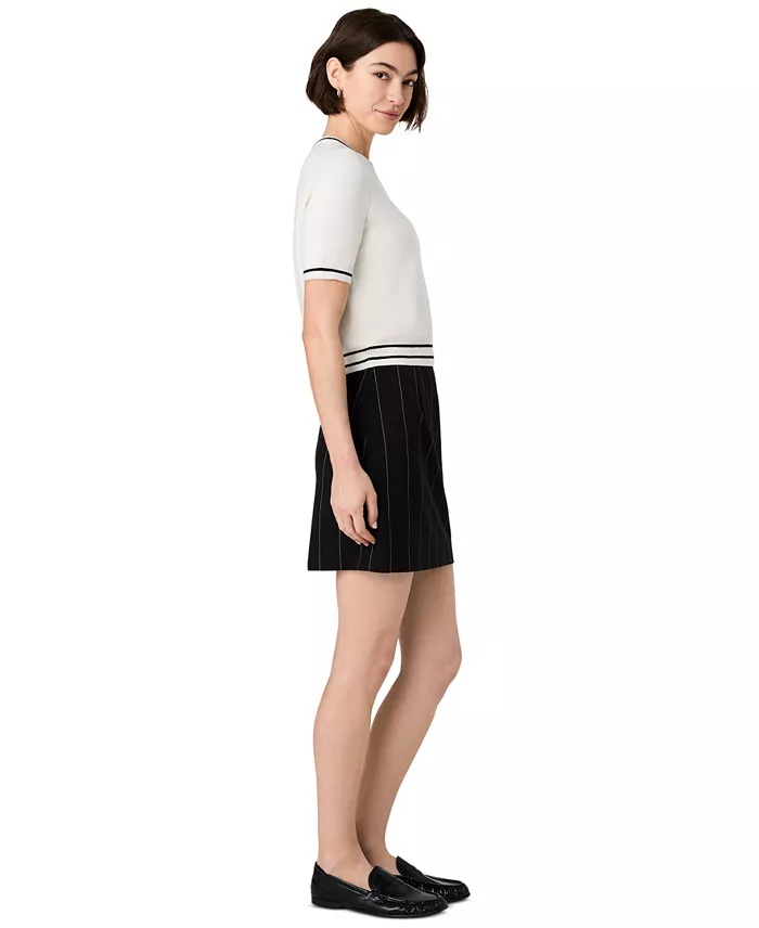 Women's Babysoft Short-Sleeve Rib Stripe Top - thumbnail 5