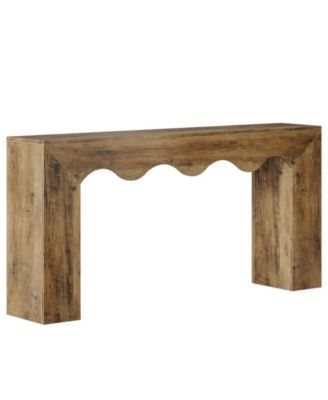 Wooden Sofa Table Console Accent Furniture for Entryway and Living Room