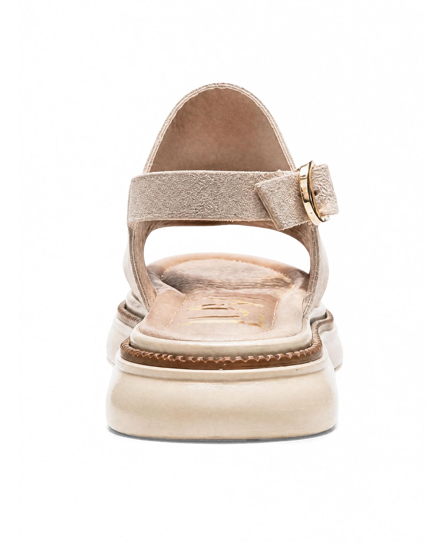 Женские сандалии Forever & Always Shoes Cruel Leather Sandal, цвет: Бежевый замшевый — фото 3