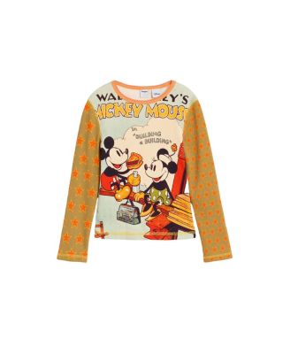 Girls's Mickey Mouse long-sleeve T-shirt